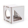 Nicho para Gatos Branco Triângulo com Colchão Ferpa Design - 5