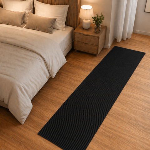 Passadeira Emborrachada Antiderrapante PVC 3,00MX45CM Preto