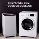 Ver imagem 3 de Pé Máquina Lavar Nivelador Lava e Seca Kit 4 Peças Suporte