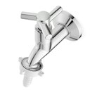 Ver imagem 4 de Kit com 3 Torneira de Parede para Tanque e Jardim Celite One Prata/Cromado