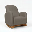 Ver imagem 3 de Poltrona Amamentação Balanço Madeira Jhessy Suede D03 - D'rossi