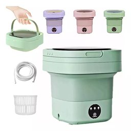 Mini Maquina de Lavar Roupas Portatil Dobrável 10 Litros - 1