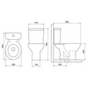 Ver mais imagens de Kit 2 Vaso Sanitário com Caixa Acoplada e Assento Soft Close Azaléa Celite