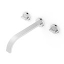 Ver imagem 1 de Kit com 3 Torneira Misturador para Banheiro de Parede com Válvula de Escoamento Flow Celite