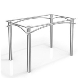 Base de metal para Mesa de Jantar 110cm Elba - 1 Base de metal para Mesa de Jantar 110cm Elba - 1