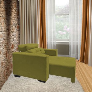 Poltrona Amamentação E Decoração Veneza Amarelo