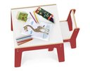 Ver imagem 1 de Conjunto Mesa e Cadeira Infantil Vermelha - Junges
