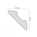 Ver imagem 2 de Kit com 15 Barras Roda Teto L30 Perfil de Poliestireno Homestar 30m