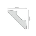 Ver imagem 2 de Kit 90M Linear Roda Teto L30 Perfil de Poliestireno