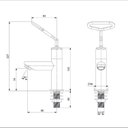 Ver imagem 2 de Kit com 3 Torneira para Lavatório de Mesa Aut. Alavanca Ecopress Cromado