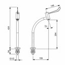 Ver imagem 5 de Kit com 3 Torneira para Lavatório de Mesa Bica Alta Acesso