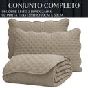 Ver imagem 3 de Cobre Leito King Bordado Classic 300 Fios Super Macio:Caqui