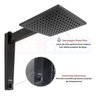 Chuveiro Ducha Lorenzetti Acqua Century Preto 7500w 220v - 3