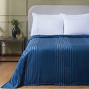 Ver imagem 1 de Coberta Queen Size Aconchegante Manta Emily Super Fofinha e Quentinha:azul