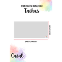 Ver imagem 4 de Cabeceira Estofada Casal Tachas Não É Segredo Linho Cru Mesclado 140x60