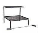 Ver imagem 1 de Grelha em Aço Carbono para Alvenaria Rústica Barra Chata 45cm Atiçador de Fogo