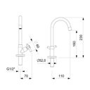 Ver imagem 3 de Kit com 3 Torneira para Lavatório de Mesa Bica Alta Móvel Celite One