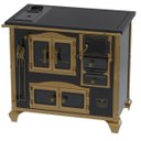 Ver imagem 3 de Fogao a Lenha N 2 Imperador Vitreo Premium Caldeira Preto Se