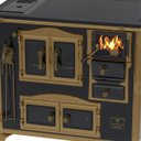 Ver imagem 4 de Fogao a Lenha N 2 Imperador Vitreo Premium Caldeira Preto Se