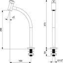 Ver imagem 3 de Kit com 3 Torneira para Lavatório de Mesa Bica Alta New Singles One