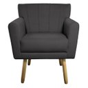 Ver imagem 4 de Poltrona Laura Pés Palito Linho - Doce Sonho Móveis POLTRONAS POLTRONAS PARA SALA POLTRONAS DECORATI