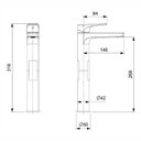 Ver imagem 2 de Kit com 3 Torneira para Lavatório de Mesa Bica Alta Noronha