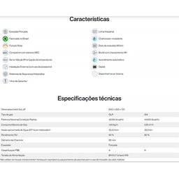 Aquecedor de Água a Gás Rinnai 35 Litros E35 Fec para Glp (digital para Sistemas) - 6