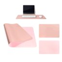 Ver imagem 5 de Mouse Pad 70x30 Tapete de Mesa Couro Ecologico Rosa Claro