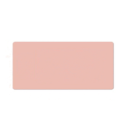 Mouse Pad 70x30 Tapete de Mesa Couro Ecologico Rosa Claro - 1