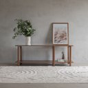 Ver imagem 1 de Rack Laguna 150cm 2 Prat Verniz Castanho