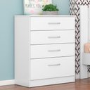 Ver imagem 3 de Kit Guarda Roupa Casal 8 Portas Munique Cômoda Astral Branco
