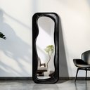 Ver imagem 1 de Espelho de Chão Milão Corino 68x180cm Preto