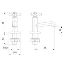 Ver imagem 2 de Kit com 3 Torneira para Lavatório de Mesa Bica Baixa Celite One