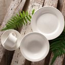 Ver imagem 3 de Conjunto 6 Pratos Raso Cerâmica 27cm Perla Branco
