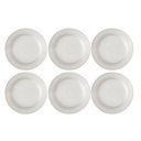 Ver imagem 1 de Conjunto 6 Pratos Raso Cerâmica 27cm Perla Branco