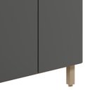Ver imagem 4 de Balcão para Cooktop com Tampo 80cm Maly N03 Carvalho/grafite - Mpozenato