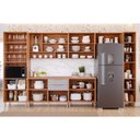 Ver imagem 6 de Cozinha Completa 7 Peças Celeste C114 12 Portas 2 Gavetas MDF Cinamomo e Platina MGM