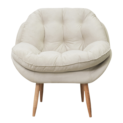Poltrona Celine Galego Home Tecido de Alta Qualidade
