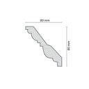 Ver imagem 2 de Kit 90m Linear Roda Teto Perfil de Poliestireno Olga Branco Homestar