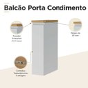 Ver imagem 4 de Balcão Porta-Condimento Nesher Rainha 20cm Branco Nature