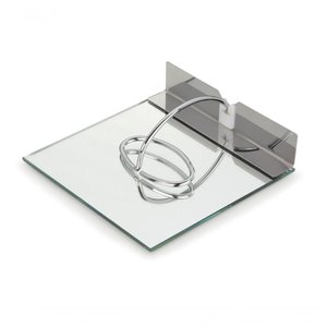 Porta Guardanapos de Papel Slim Espelhado Organizador Mesa