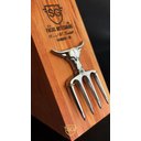 Ver imagem 4 de Cepo Premium Sg em Inox e Cabos de Roseta de Cervo