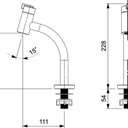 Ver imagem 2 de Kit com 3 Torneira para Lavatório de Mesa Bica Baixa New Singles Prata/Cromado Celite