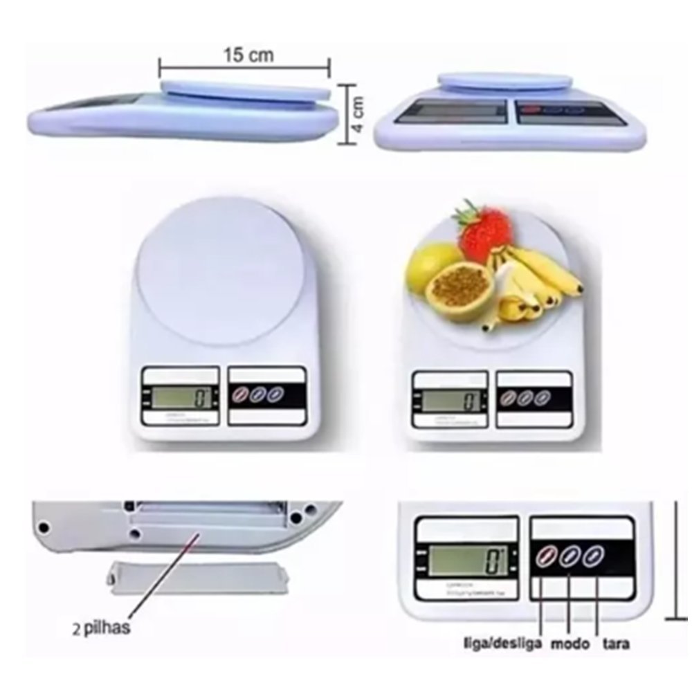 Pesagem Balança Chef Gourmet: Medição Exata - 3