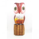 Ver imagem 1 de Coruja no Toco de Madeira (19cm)