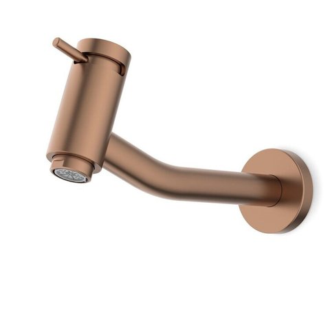 Kit com 3 Torneira para Lavatório de Parede Basic Celite Rosa/Rose Gold Matte