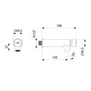 Ver imagem 2 de Kit com 3 Torneira para Lavatório de Parede Fechamento Automático Ecopress