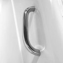Ver imagem 5 de Banheira Design Moderno Tulipa 150cm Imersão com 2 Alças Inox Branco Ouro Fino