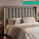 Ver imagem 2 de Cabeceira Casal 140 cm Lumina LED com Frame Corino Tcs 726 Peer