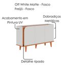 Ver imagem 7 de Cristaleira e Balcão Buffet Jurere Off White Matte Freijo Colibri